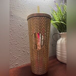 2022 Gold Studded Holiday Tumbler 24oz